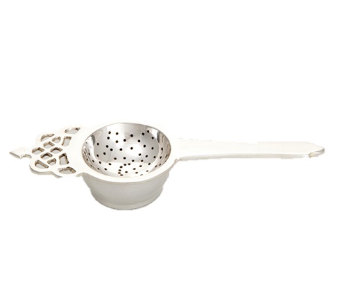 Tea Strainer Silver from India 60mm x 170mm