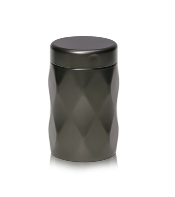 Tea Caddy Cristallo 100g Anthracite