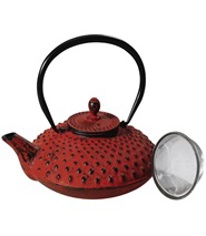 Teapot Cast Iron Shanghai Red - SALE