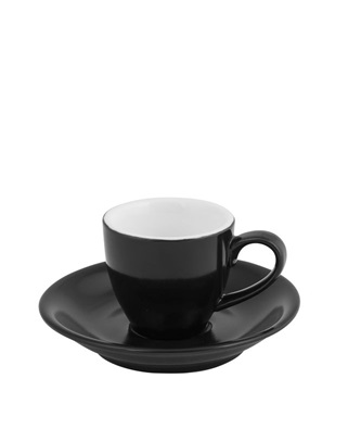 Bevande Espresso Cup and Saucer 75ml Raven