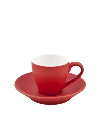 Bevande Espresso Cup and Saucer 75ml Rosso