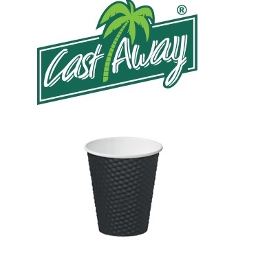 12oz Takeaway Black Dimple Cups 1 x 25 Cups