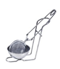 Tea Infuser Tong 45mm w Tray - Reduced by 50%.