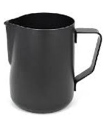 Milk Steaming Jug Black Assorted Sizes