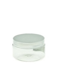 Empty Clear Plastic Jar 100ml