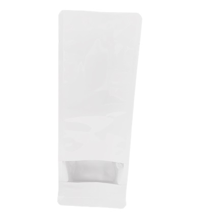 White Bag with Clear Window & Side Gusset 100g X 50